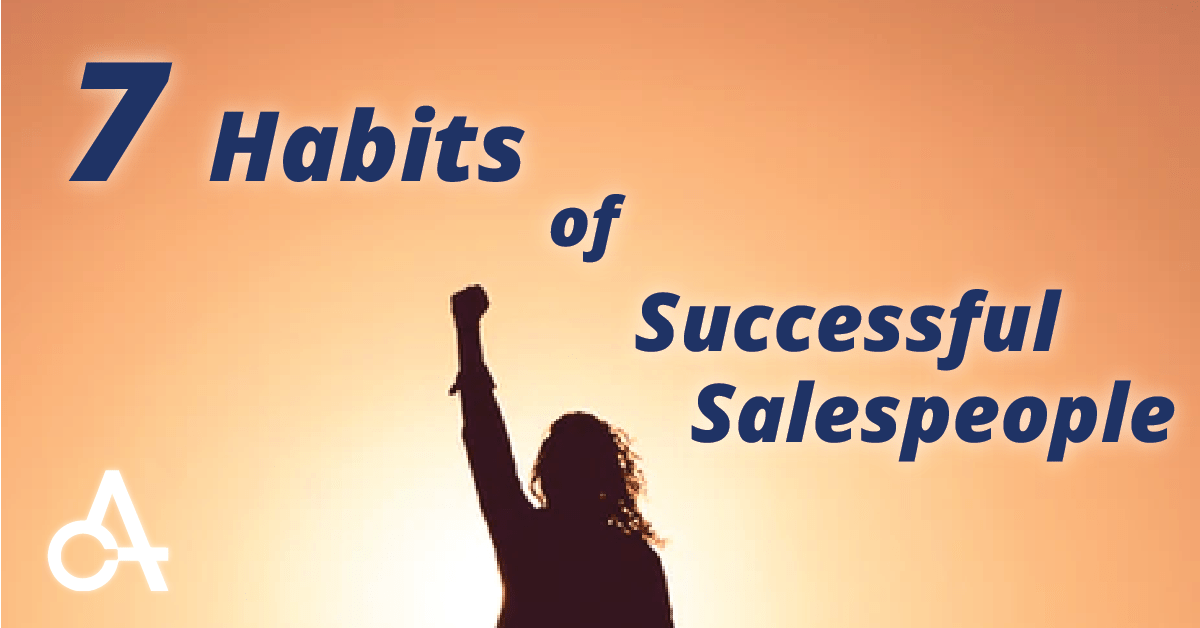 7 Habits Of Successful Salespeople